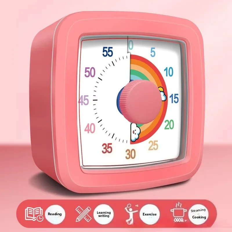 Illuminated Visual Countdown Timer - 60-Minute Educational and Productivity Tool
