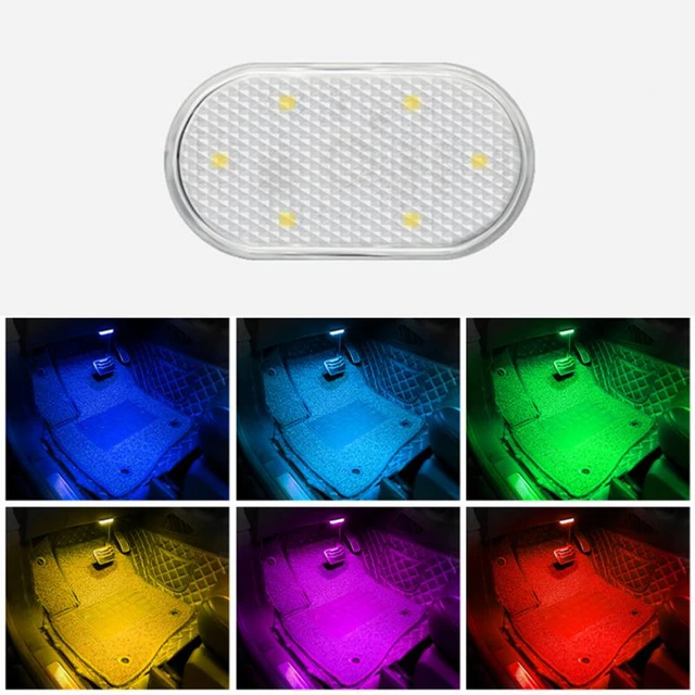 Luz táctil magnética de mano para techo de coche, lámpara de techo,  iluminación Interior de coche, luz de lectura nocturna, lámpara de lectura,  luces interiores de coche - AliExpress