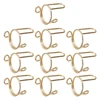 652F 10PCS Nail Art Rings Adjustable Fingertip Rings Women Party Jewelry Metal Open Nail Rings Copper Material Women Jewelry 3