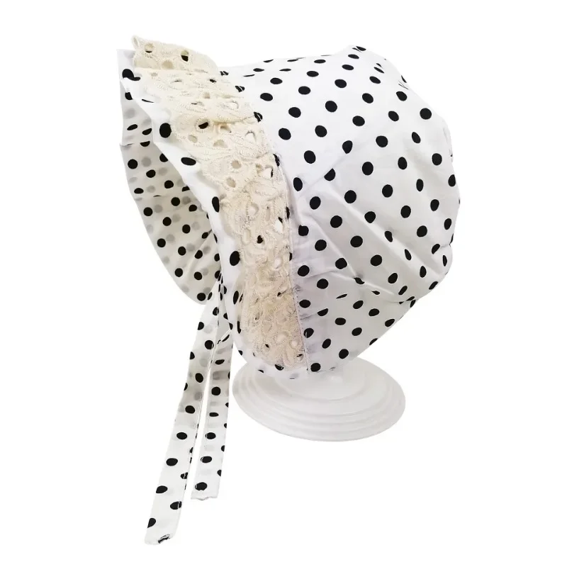 

Детская ветрозащитная весенне-осенняя Солнцезащитная кружевная детская шапка с кружевом женская шляпа принцессы в Королевском Стиле