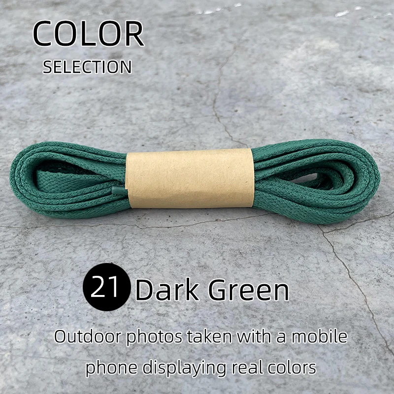Vibrant HiberniFlat Wide Shoelaces - 25 Color Options