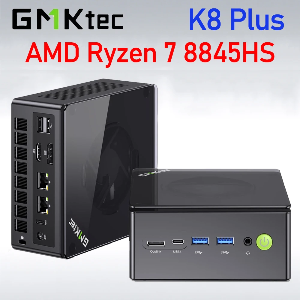 GMKtec K8 Plus AMD Ryzen 7 8845HS MINI PC Windows 11 Pro DDR5 M.2