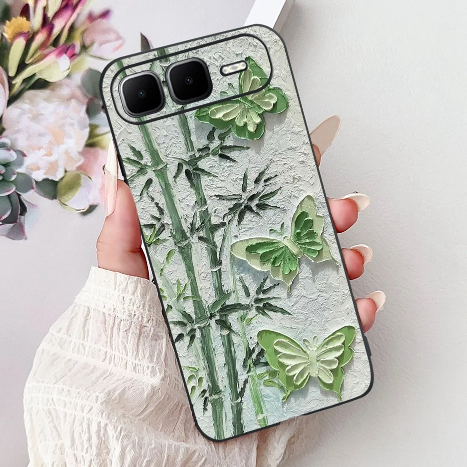 Stylish Butterfly Painted Soft Silicone Protective Case