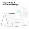 Transparent Acrylic Desktop Business Card Holder Table Desk Shelf Box Storage Display Stand Restaurant Office Supplies 1
