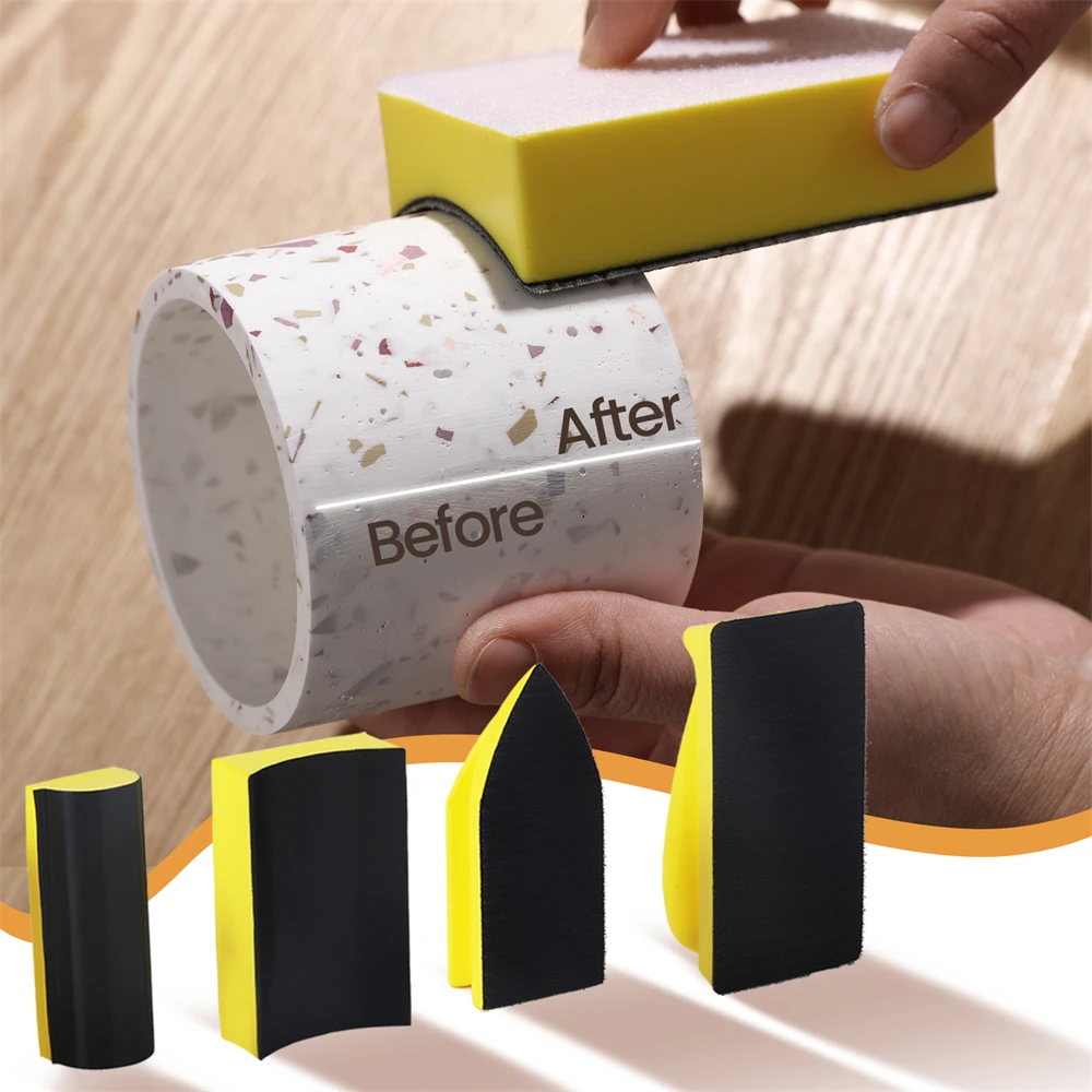 4ShapesProfessionalWetDrySandingBlockforJesmonitePlaster