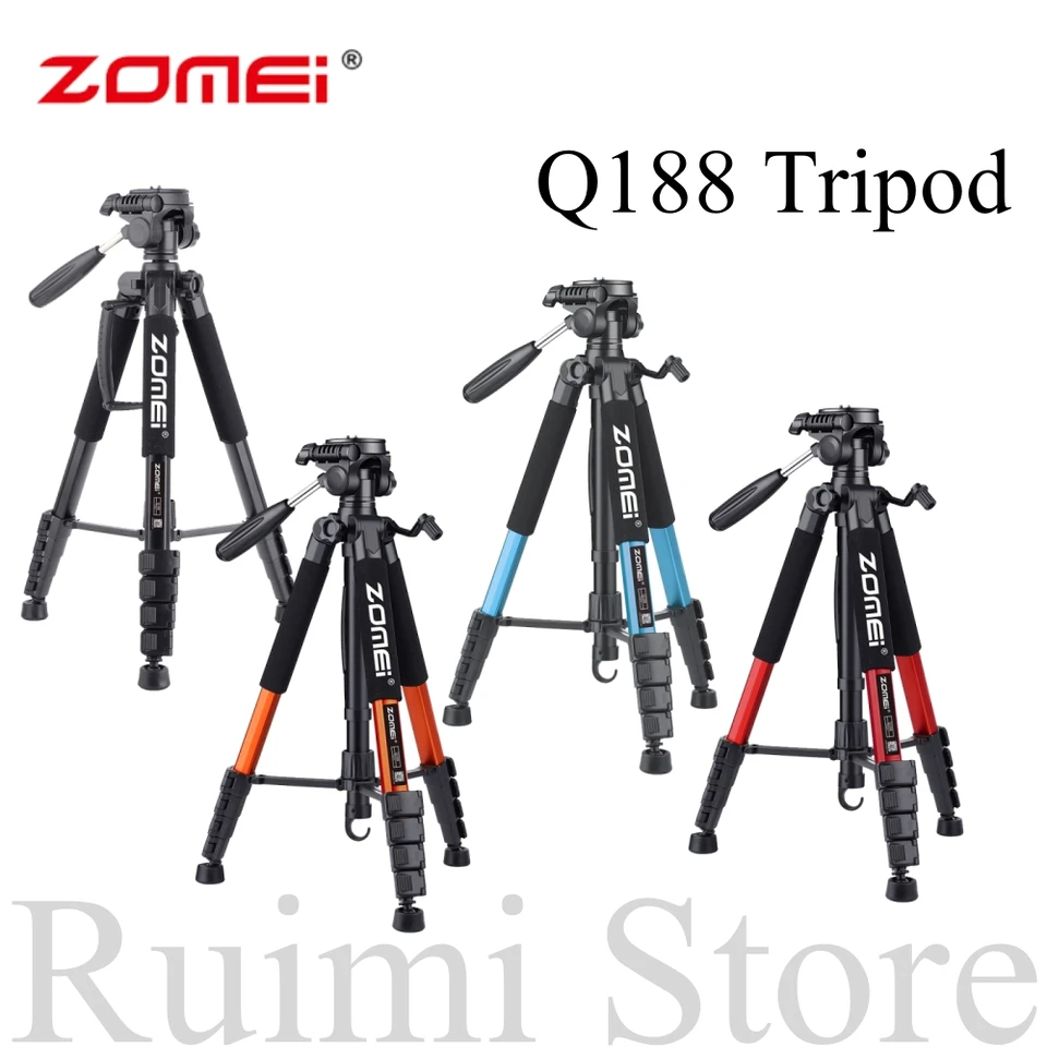 Zomei Q188 187cm/73.6in Lightweight Mini Travel Tripod 360