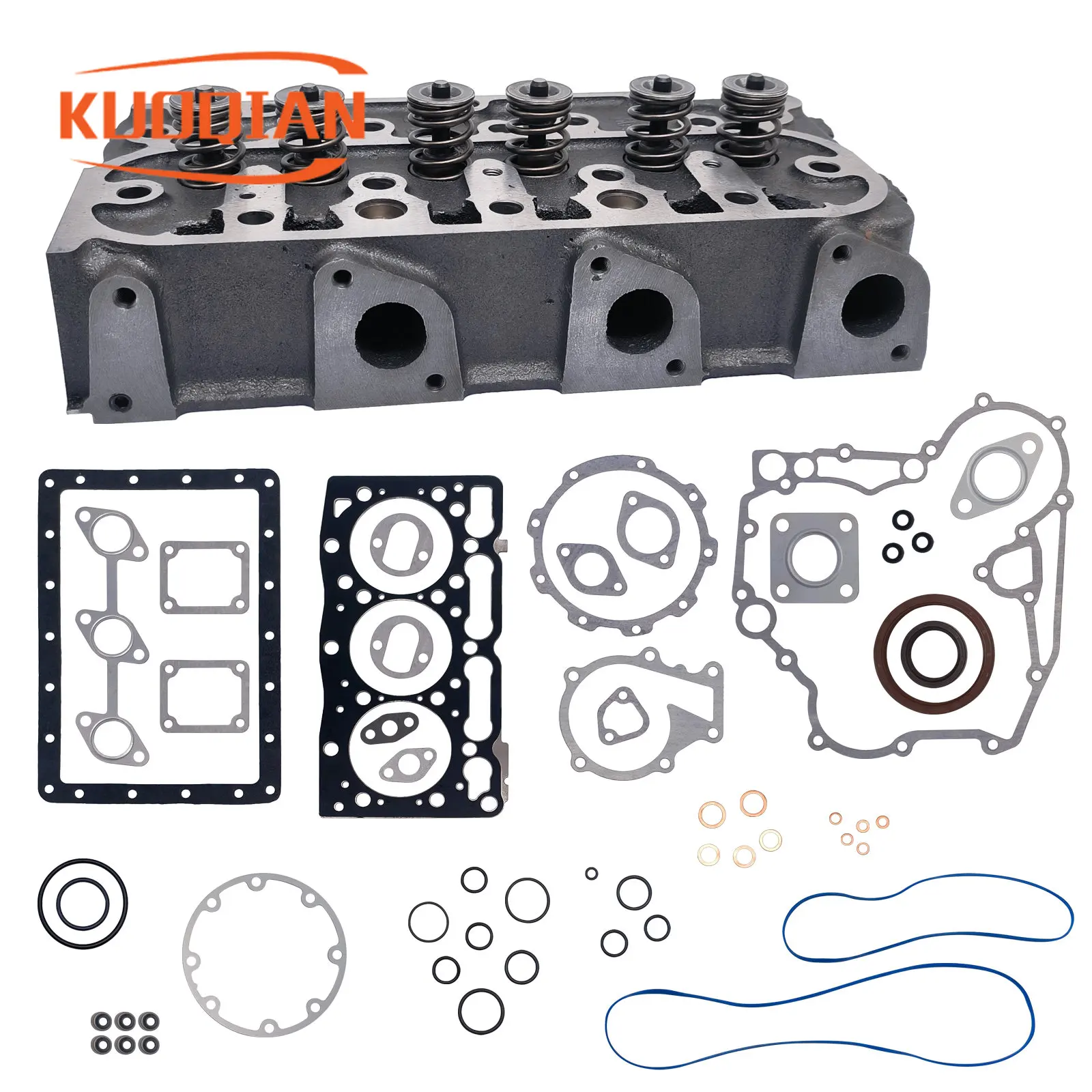 

Для головки цилиндра Kubota D1105 16032-03040 для мини-экскаватора Kubota KX41 D1105, запчасти для ремонта дизельного двигателя