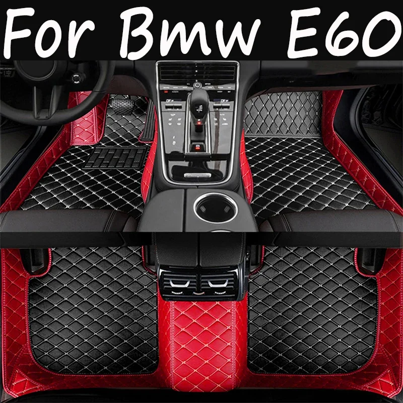 

ar Floor Mat For Bmw E60 2004 2005 2006 2007 2008 2009 2010 Series 5 Diamond Carpets Waterproof Foot Pads Automobile Accessory