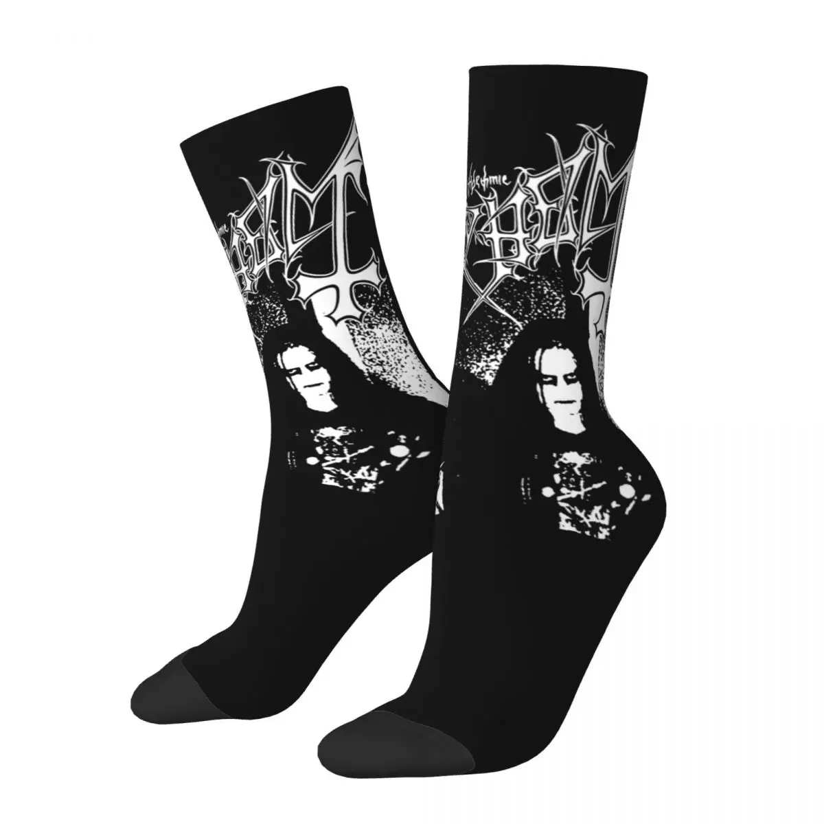 

Mayhem Socks Men's Women's Casual Black Metal Music Socks Novelty Spring Summer Autumn Winter Socks Gifts