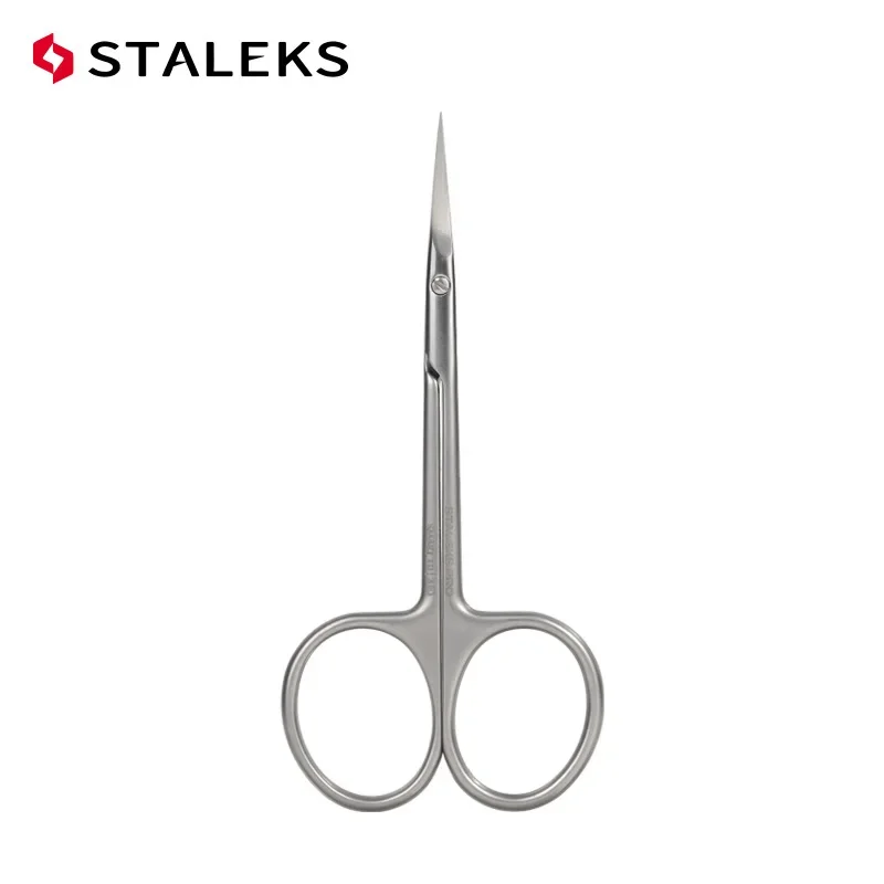 Nose Hair Scissors Eyebrow Scissors Stainless Steel Scissors Facial Hair Scissors Beauty Scissors STALEKS Nail Scissors