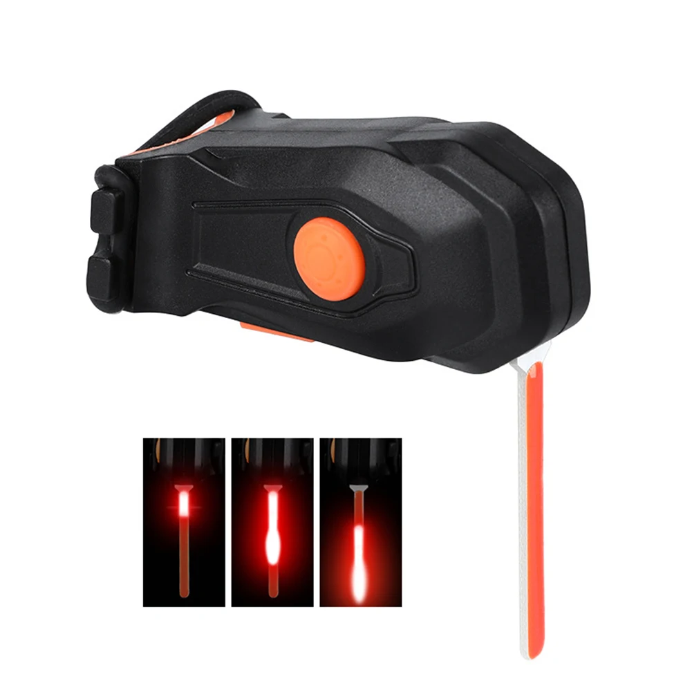 

Rechargeable Tail Light Night Warning Light Waterproof Design Flood Warning ABS Silica Gel Aluminum Bicycle Tail Light