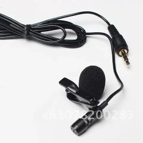 

Mini 1.45m Portable Clip-on Lapel Lavalier Microphone Condenser Mic Wired Mikrofon/Microphone For Laptop For Phone