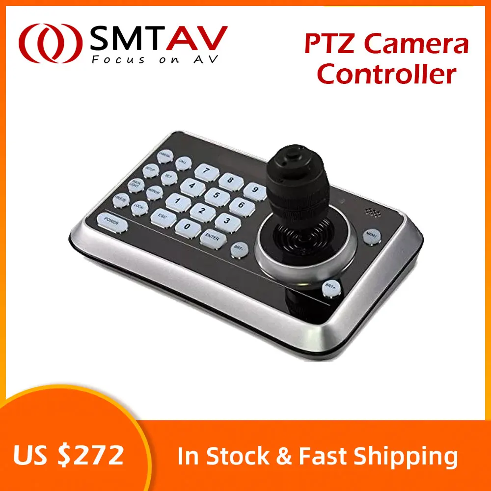 K20 PTZ Camera Controller, Joystick for Pan/Tilt/Zoom and Focusing, RS