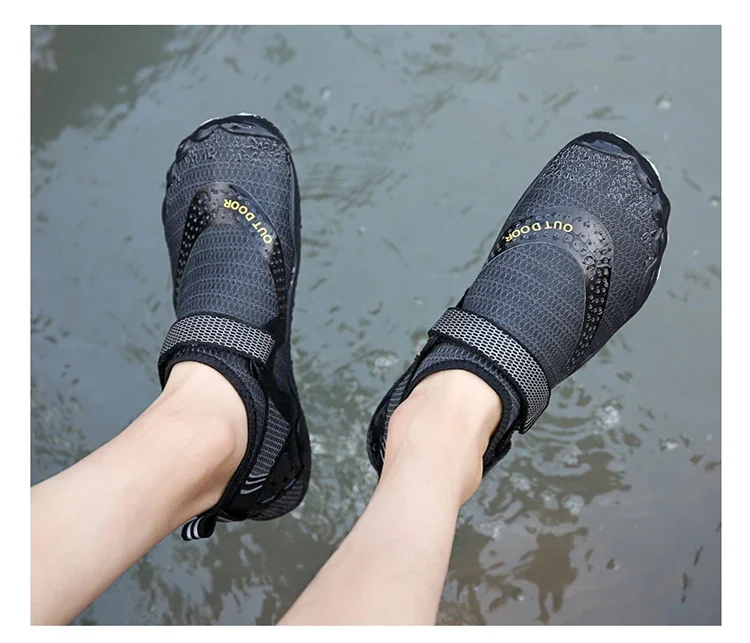 Upstream Aqua Shoes Swimming Water Shoes Family Barefoot Outdoor Beach Sandals Nonslip River Sea Diving Sneakers Size 24-47