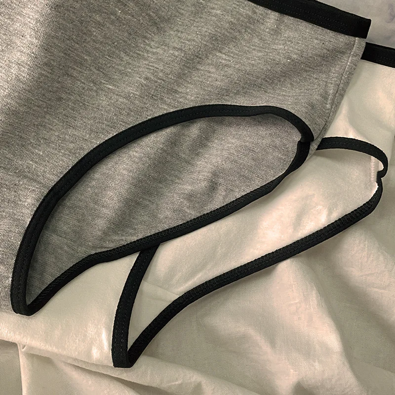 3PCS Women's Cotton Panties Simple Casual Mid-rise Seamless Briefs High-stretch Underwear Comfortable Breathable Underpanties