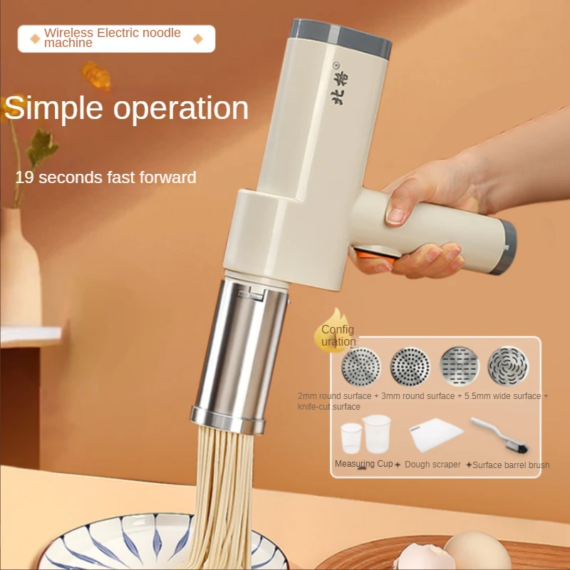 Handheld Noodle Maker Automatic Rechargeable Small Electric Pasta Maker  Machine Home Noodle Making Machine - AliExpress