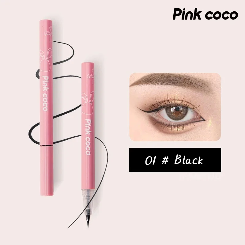 liquid eyeliner ultra fine liquid eye liner waterproof smudgeproof quick drying 12 hour wear easy to use eyes makeup