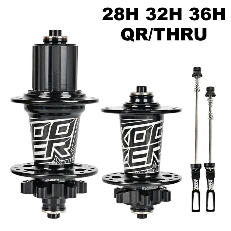 

Koozer XM490 Bicycle Bearing Hub MTB Mountain Bike Hub Rear Hub QR 10*135mm 12*142mm 28 32 36 Holes Disc Brake Bicycle Hub