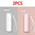 2pcs White-Pink