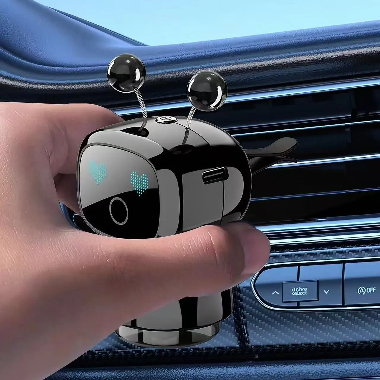 car-mounted smart aromatherapy robot purifies air