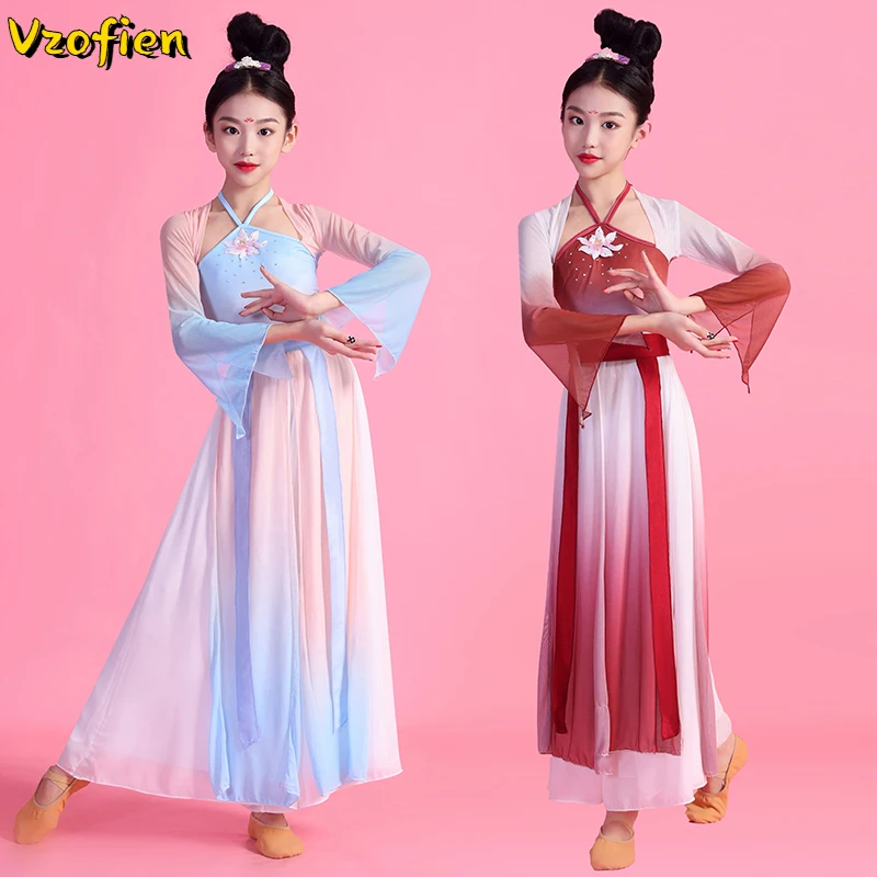 Tanie Chinese Folk Dance Classical Yangko Dance Costumes Girls National Ancient sklep