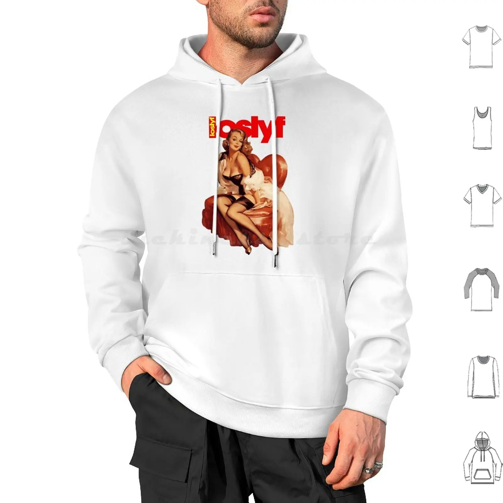

Loslyf South African Vintage Magazine Hoodies Long Sleeve Loslyf South African Vintage Magazine
