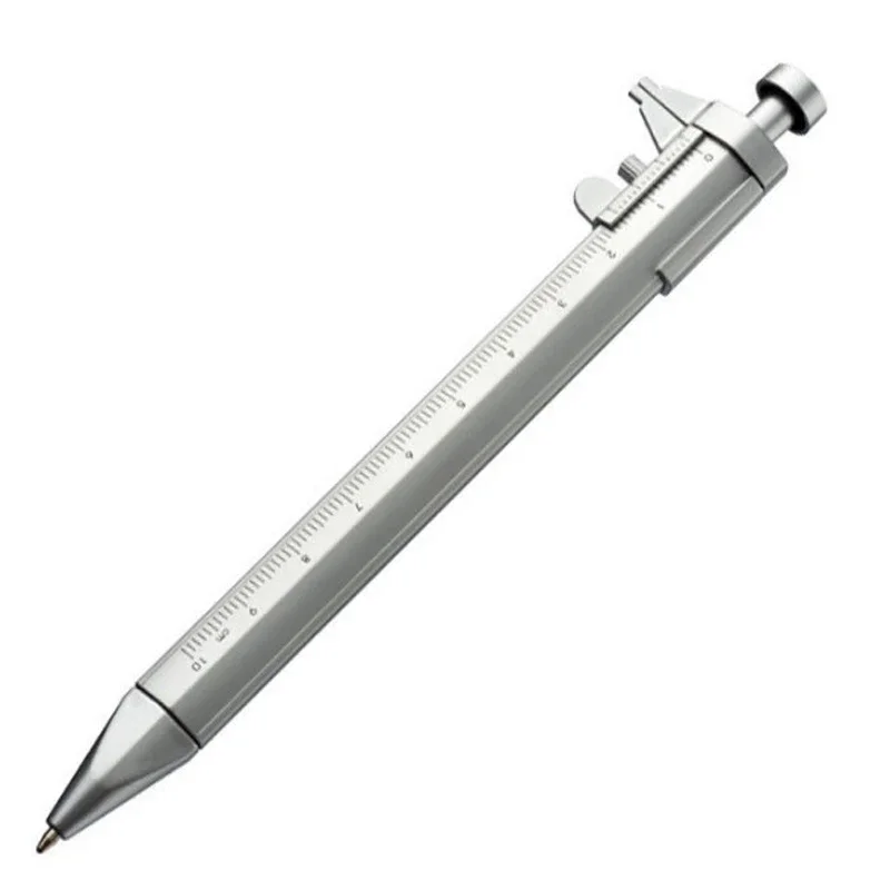 다기능 볼 포인트 켈리퍼 펜, 젤 잉크 버니어 켈리퍼 롤러 볼, 창의력 문구, 0.5mm 볼펜