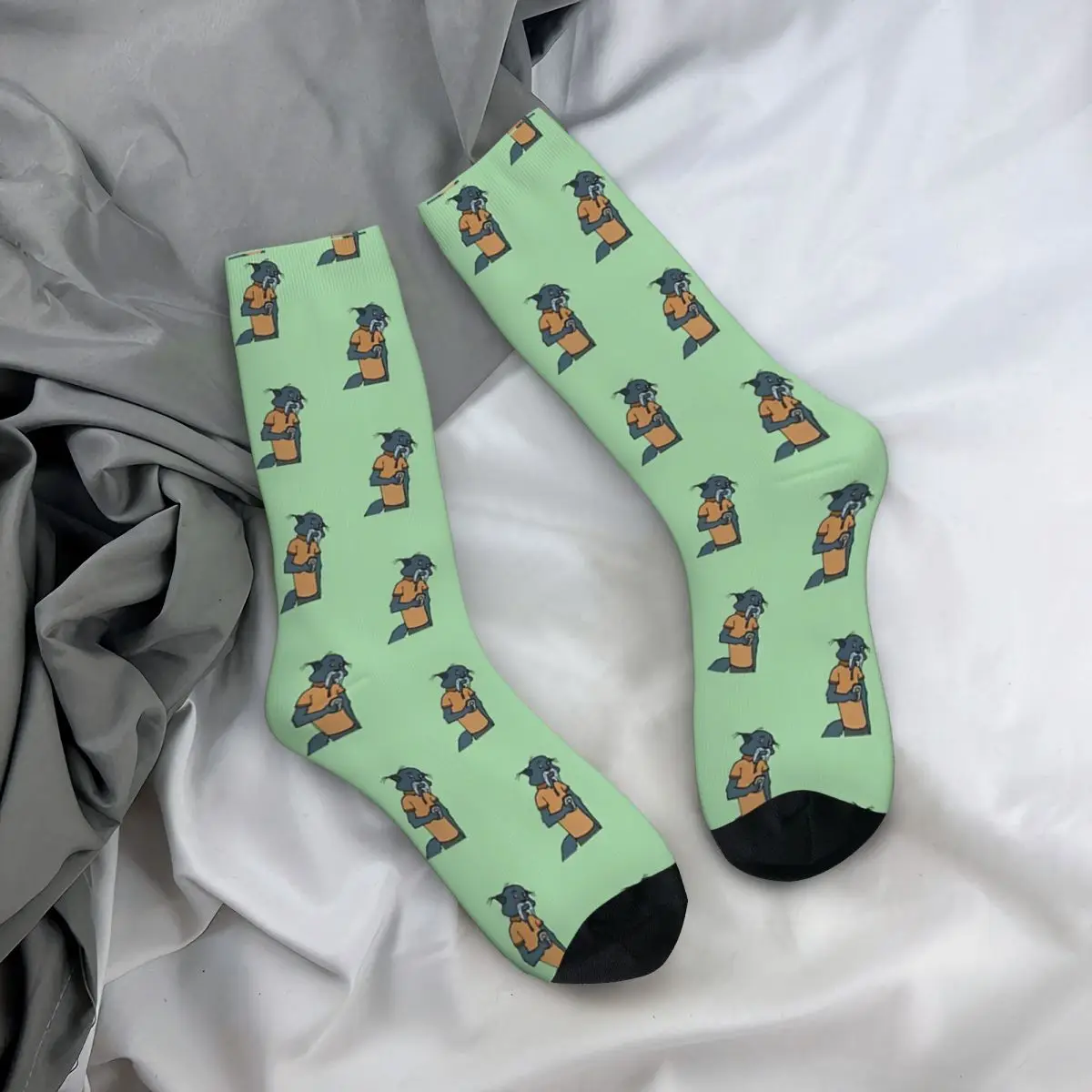 Office Binturong sockings Long Socks Harajuku Comfortable Breathable Happy Gift sockings For Unisex