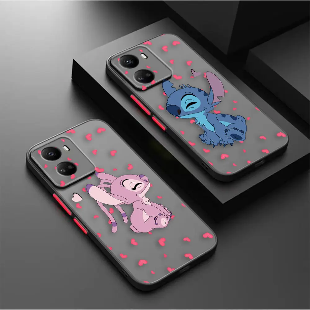 

Matte Case for Huawei NOVA Y70 10 9 8SE 8 7SE 7I 7 6 5I 4 3I 4G 5G Case Funda Coque Capa Shell Cover Lilo & Stitch Cartoon Anime