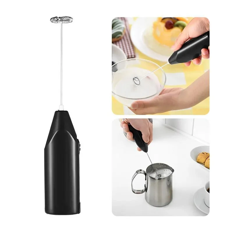 Mini Electric Milk Blender Handheld Eggbeater Stainless Steel Milk Milker Bubble Drink Stir Bar Kitchen Tools hand immersion blender hand blender electric whisk food blender electric milk frother electric egg beater