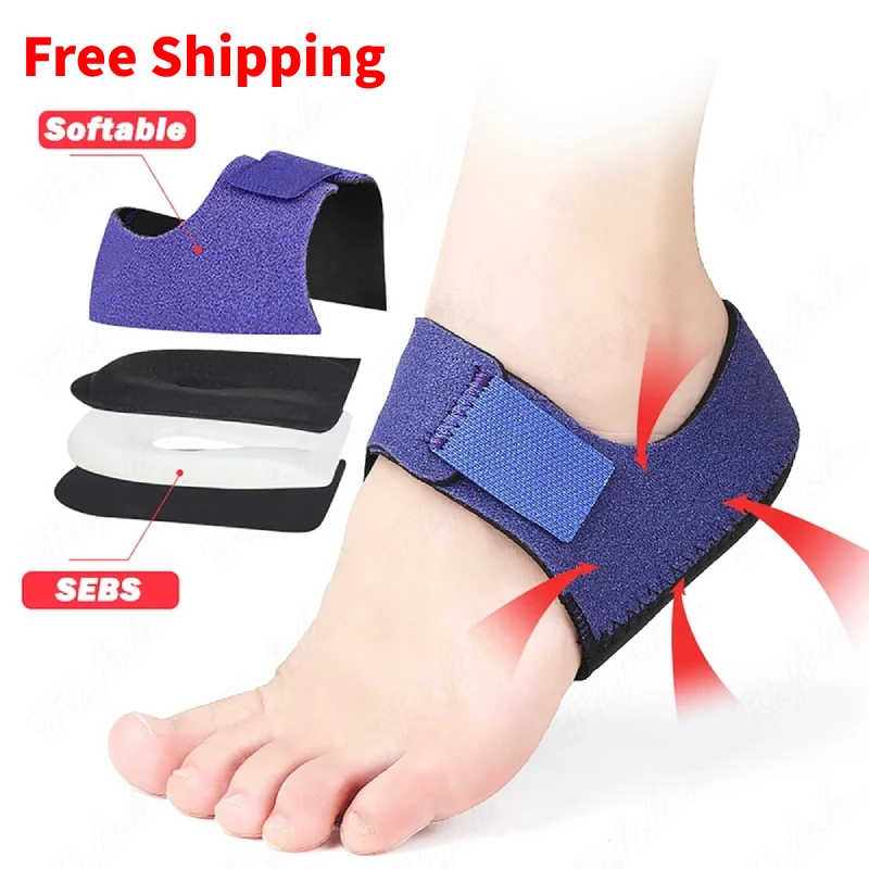 

5Pairs Pedicure Socks Heel Protector Feet Care Pad Plantar Fasciitis Pain Relieve Achilles Tendonitis Bone Spur Cushions