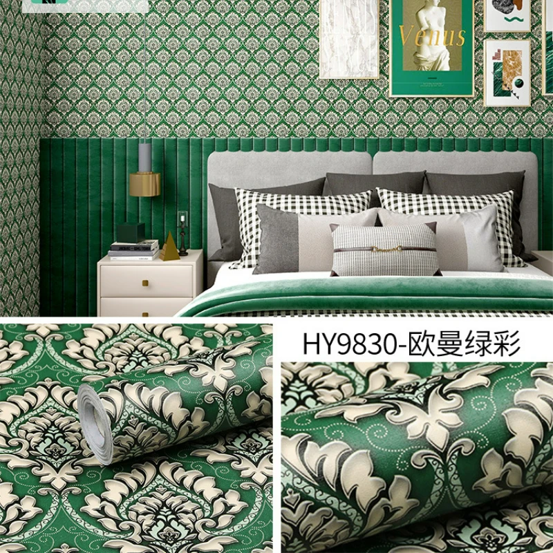 Рисунок 2 - ПВХ европейские обои с большими цветами