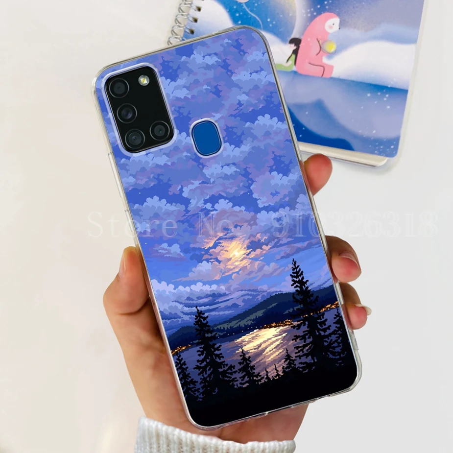 Stylish Painted Soft Slim Phone Case with Bumper