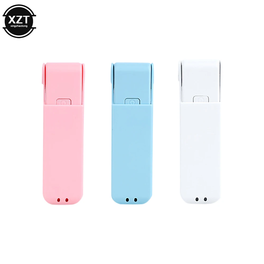 휴대용 USB 충전식 미니 포켓 팬, 야외 여행 냉각 도구, 데스크탑 팬, 창의적인 선물, 휴대용 접이식