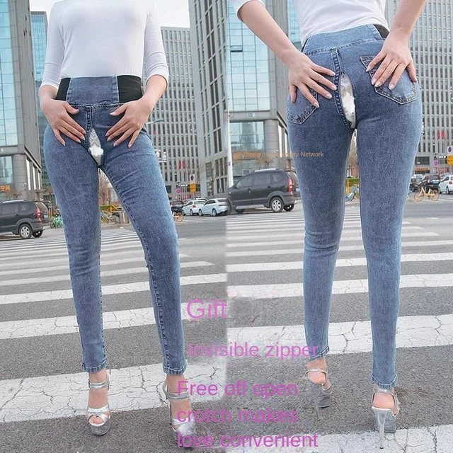 Back Zipper Jeans Women Sex, Jean Pants Sex Women Jeans