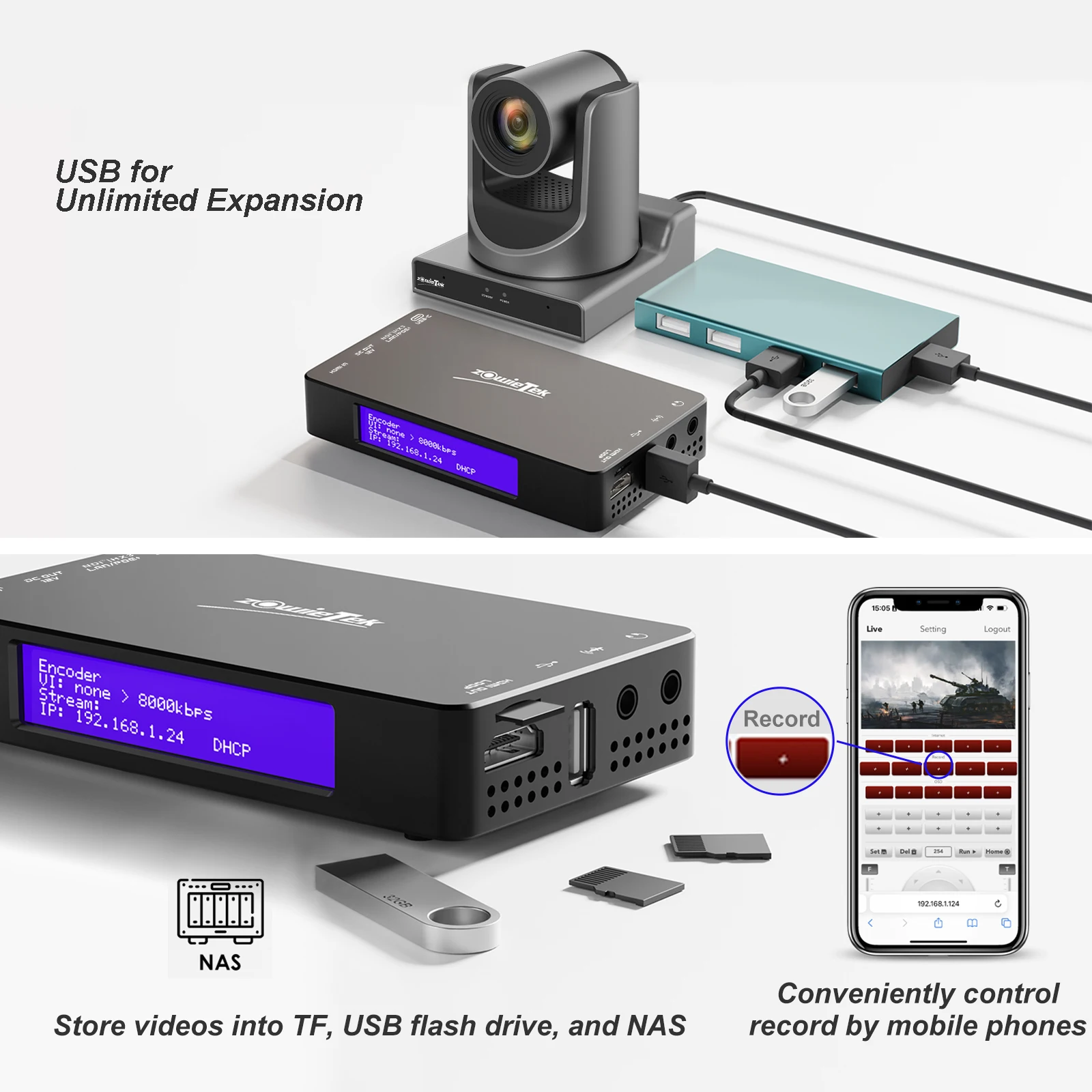 Zowietek HDMI  ̺ Ʈ ڴ/ڴ, NDI | HX3,  ĸó  , SRT/RTMP(S)/RTSP, 3.1.3 , 4K