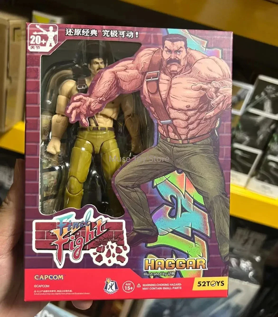 In Stock 52TOYS Action Figure CAPCOM Final Fight, 1PC Collectible