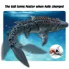 2.4G Remote Control Dinosaur Kid Mosasaurus Diving Toy Rc Boat Outdoor Toy Water For Swimming Pool Bathroom Bath Toys For Kids 2