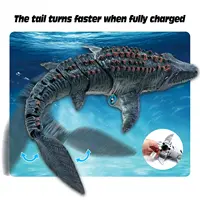 2.4G Remote Control Dinosaur Kid Mosasaurus Diving Toy Rc Boat Outdoor Toy Water For Swimming Pool Bathroom Bath Toys For Kids 2