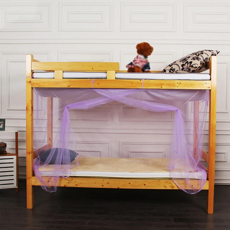 Description Picture 5 of itemMosquito Net Portable Camping Tent Single Double Bed Canopy Net For Adult Foldable Square Bunk Mesh Net Breathable Moustiquaire