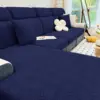 Olanly Magic Sofa Covers Washable Fashion Universal Couch Cushion Covers Navy Cushion Loveseat Large Size Stretch Couch Sofa 1