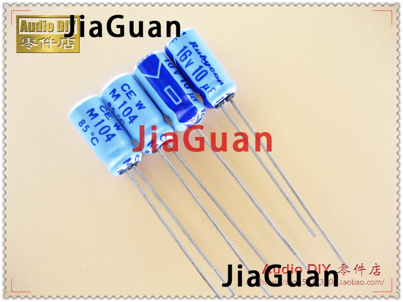 

50PCS Rubycon TWSS (CEW) 10uF/16V 5x11mm electrolytic capacitor 16V10UF old sky blue 10UF 16V hot sale CE W