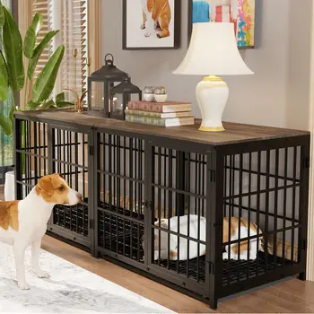 Furniture Style Wooden Dog Crate 1