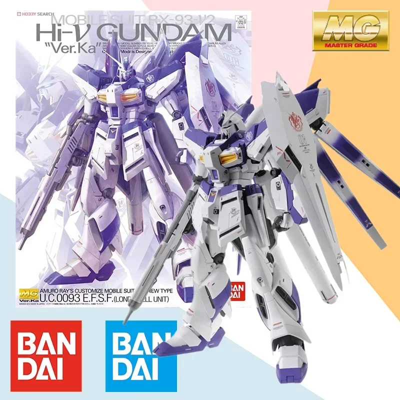 

Bandai Original BOX MG MASTER GRADE 1/100 Hi-v GUNDAM Ver.Ka Anime ActionFigureAssembly Model Kit Toy Gift for Children