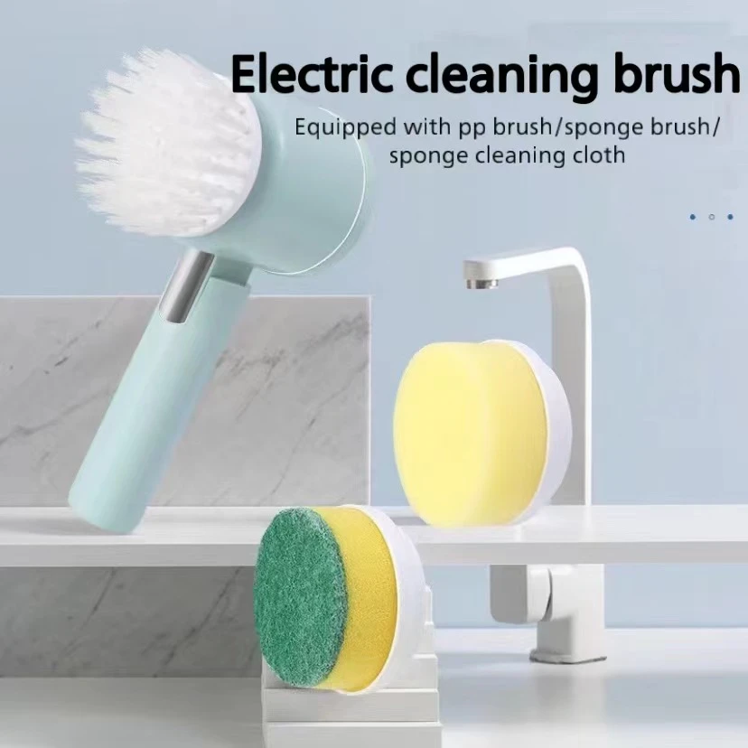 Multifunctional electric cleaning brush waterproof kitchen dishwashing