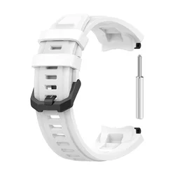Premium Thick Silicone Sport Wristband with Tool - T - rex 2 (WHITE)