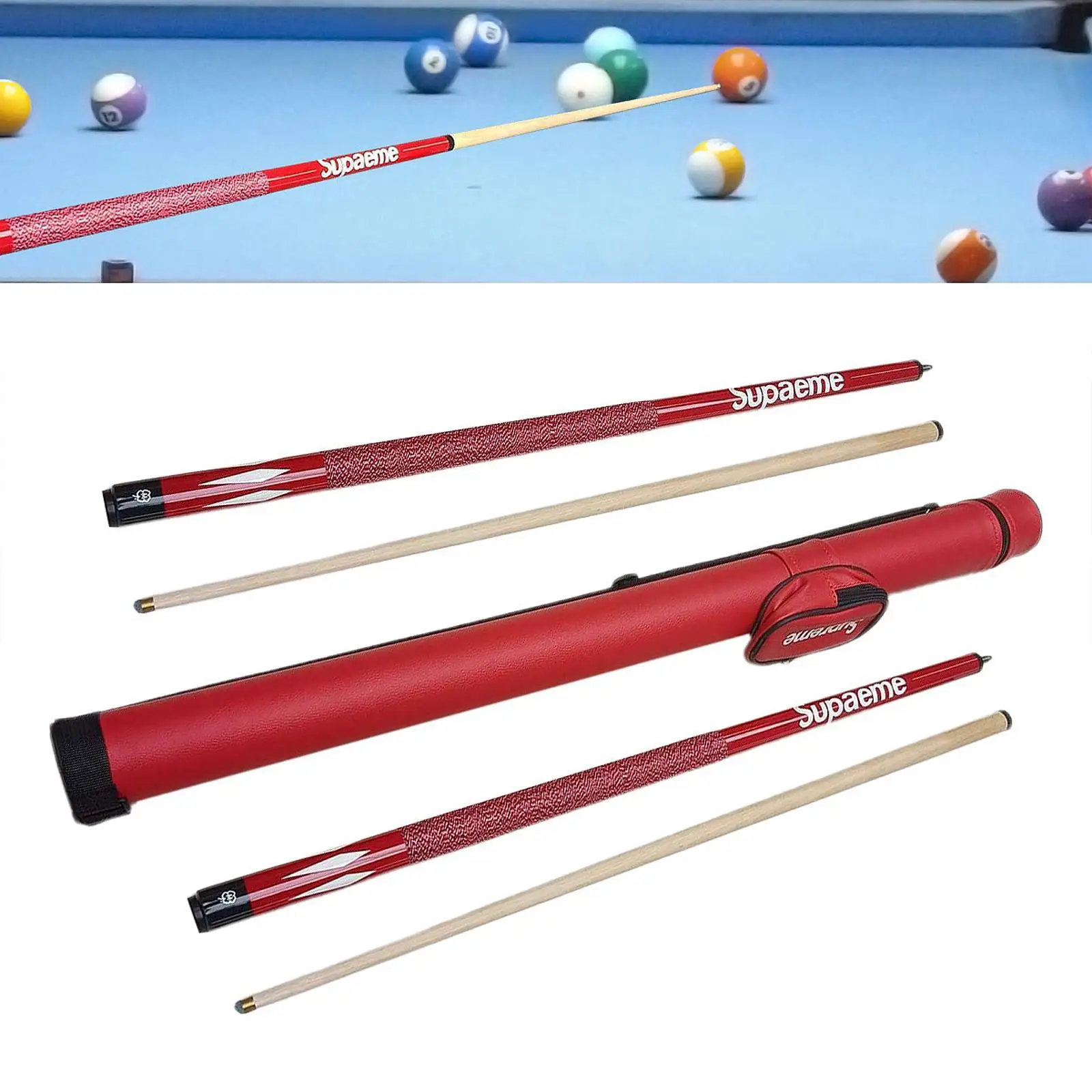 Pool Cue Two Sections Pool Stick for Billiard Players Adults Competition Pool Cue Two Sections Pool Stick for Billiard Players Adults Competition