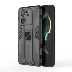 Premium Schokbestendig Armor Case met Magnetische Ringstand - Verbeterde Bescherming Telefoonhoes
