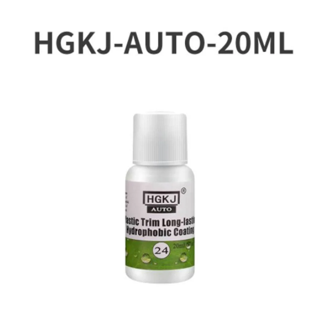 

Plastic Renovator 50/100ML HGKJ 24 Coating For Auto Plastic Rubber Repair Clean Plastic Fading Brighten Retread Tools