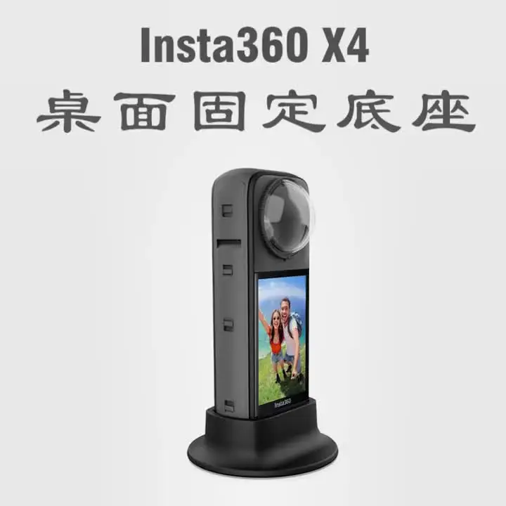 Adatto per Insta360 X4, custodia protettiva in silicone per obiettivo, paraluce per obiettivo, custodia in silicone anti goccia, accessori protettivi (set bianco trasparente
